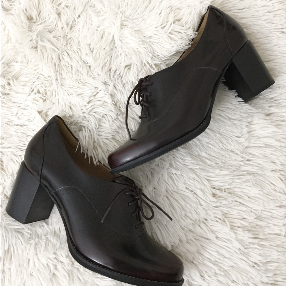 🔥LASTDAY 🔥Dark burgundy oxford pumps